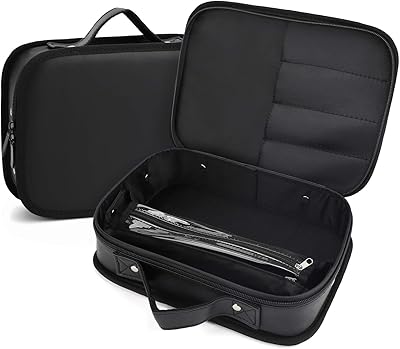 Trousse de toilettage, trousse de voyage en simili cuir, trousse de toilette sigbeauty