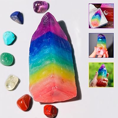 Pierre de savon chakra en cristal - barre de savon - sept pierres - pierres précieuses naturelles - énergie de cristaux de guérison - pierre de savon avec 7 cristaux de chakra - parfum naturel - peau hydratante et cadeau parfumé. Avec plus de 300 000 références de produits, DIAYTAR COTE D'IVOIRE est la boutique en ligne la plus complète en Côte d'Ivoire. Nous sommes constamment à la recherche de nouveaux produits et de nouvelles manières de vous servir mieux. Notre équipe est dédiée à vous fournir un service client exceptionnel et à vous aider à trouver ce que vous recherchez.