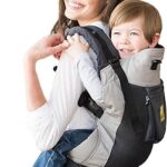 Porte-bébé lillebaby 3 en 1 taille unique argent charbon