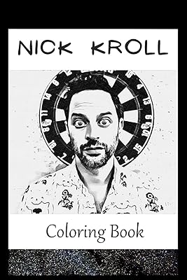 Nick kroll : un livre de coloriage pour les créatifs, enfants et adultes