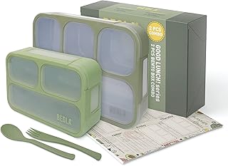 Boîte à lunch biola pour enfants et adultes, déjeuner bento multi-compartiments avec organisateur