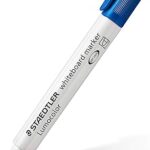 Stylo pour tableau blanc lumocolor à pointe fine stedtler 351-3 - bleu, paquet