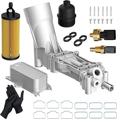 Refroidisseur d'huile moteur en aluminium 926-959 avec capuchon de filtre à huile