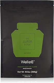 Recharge welleco super elixir, ananas et citron vert, 10,5 oz
