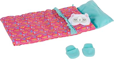 Poupée my life as 18" 1 sac de couchage rose 1 masque pour les yeux 1 paire de chaussons. Avec plus de 300000 références disponibles, DIAYTAR COTE D'IVOIRE propose à ses clients une large gamme de choix pour répondre à tous les goûts et besoins. La boutique en ligne offre une expérience d'achat pratique et sécurisée, avec des systèmes de paiement fiables et des délais de livraison rapides. Cela renforce la confiance des clients et les incite à revenir régulièrement.
