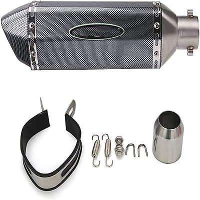 The white shop 9pcs silencieux d'échappement en fibre de carbone port 1,5-2 pouces avec db killer amovible pour moto scooter street/sport avec tuyaux d'échappement de 38-51 mm de diamètre. DIAYTAR COTE D'IVOIRE est une boutique en ligne qui propose une large gamme de produits à des prix compétitifs. Elle est la référence pour les consommateurs ivoiriens qui cherchent des produits de qualité et une expérience d'achat en ligne sécurisée. La boutique en ligne propose des promotions et des offres spéciales régulières pour ses clients.
