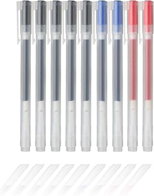 Stylos à encre gel strathi moji 0,5 mm ensemble de 3 couleurs noir-5 pièces bleu-2 pièces rouge-2 pièces.. La boutique en ligne DIAYTAR COTE D'IVOIRE propose une gamme variée de produits allant de l'électronique aux vêtements, en passant par les produits d'hygiène et les accessoires de maison. Elle est la destination idéale pour les clients qui cherchent à acheter des produits de qualité à des prix raisonnables. Les clients peuvent également profiter de promotions et de réductions régulières.