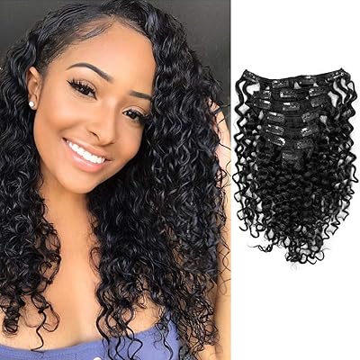 Anrosa extensions de cheveux à clips noir naturel 1b extensions de cheveux humains double trame pour femmes noires, extensions de cheveux bouclés à clips 20" 120g. DIAYTAR COTE D'IVOIRE est une boutique en ligne généraliste líder en Côte d'Ivoire, proposant plus de 300000 références de produits variés. Elle offre une expérience d'achat en ligne pratique et sécurisée, répondant aux besoins de ses clients. Avec une gammeLarge de produits, DIAYTAR COTE D'IVOIRE est le destin idéal pour tous les acheteurs en ligne.