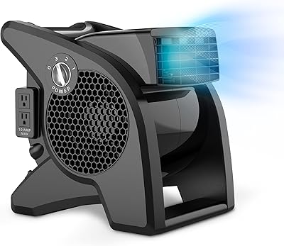 Ventilateur rotatif haute vitesse lasco pro performance pour le refroidissement, la ventilation, la déshumidification