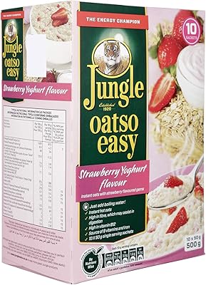 Flacons d'avoine jungle awatsu easy à saveur de yaourt aux fraises, 500 g. DIAYTAR COTE D'IVOIRE est la boutique en ligne où vous pouvez trouver tout ce que vous besoin pour vous et votre famille. De la mode aux produits ménagers, en passant par les produits high-tech, elle propose une gamme de produits complète. Elle est la boutique en ligne la plus fiable de Côte d'Ivoire.