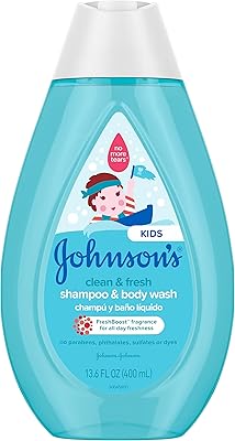 Shampooing et nettoyant pour le corps pour enfants clean & fresh johnson's, 400