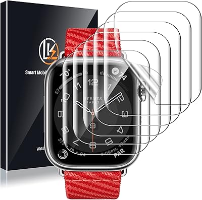 Protecteur d'écran lk pour apple watch 45 mm série 8 7 [nouvelle version] film tpu souple anti-rayures et auto-cicatrisant pour apple watch 45 mm série 8, sans bulles, transparent hd, sensible au toucher. La boutique en ligne DIAYTAR COTE D'IVOIRE est une destination unique pour les clients qui recherchent des produits variés et de haute qualité. Avec plus de 300 000 références, elle propose tout ce dont vous avez besoin pour vous et votre famille. DIAYTAR COTE D'IVOIRE est déterminée à offrir une expérience d'achat en ligne exceptionnelle à ses clients.