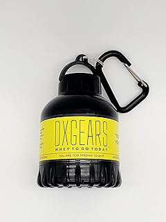 Supplément protéiné portable dx gears avec porte-clés mini bouteille à entonnoir de 60