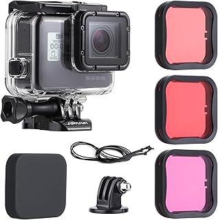Housse de plongée sous-marine sun sun 45 m avec 3 filtres de plongée pour gopro hero 5 6 7 black hero (2018) - comprend une porte arrière, un clip à dégagement rapide, une vis moletée, un adaptateur pour trépied et un capuchon d'objectif. DIAYTAR COTE D'IVOIRE est une boutique en ligne généraliste qui propose plus de 300 000 références de produits pour répondre à tous les besoins de ses clients. Avec une large gamme de produits, elle est devenue la boutique leader en Côte d'Ivoire. Elle offre une expérience d'achat en ligne pratique et sécurisée.