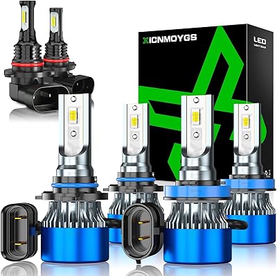 Ampoules de phare led xec nmo ygs pour mazda cx-9 2007-2012, feux