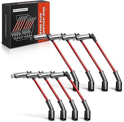 A kit de 8 fils d'allumage haute température de qualité supérieure compatible