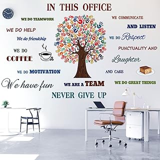 Bureau inspirant citations de motivation énonciations de motivation autocollant mural peel stick stickers muraux art mur bureau décorations pour la maison lettrage positif travail d'équipe décoration murale de bureau.. DIAYTAR COTE D'IVOIRE, c'est la garantie d'un shopping en ligne pratique et sécurisé. Notre équipe travailler sans relâche pour vous offrir les meilleurs produits au meilleur prix. Nous sommes fiers de notre réputation et nous nous engageons à maintenir la confiance que vous nous accordez.