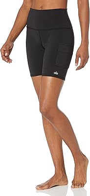 Short cargo taille haute pour femme, short cargo slim