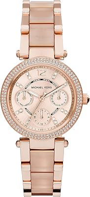 Montre mini parker michael kors pour femme or rose blush mk6110 taille