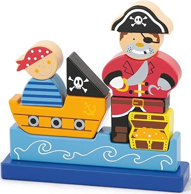 Puzzle magnétique 3d vega avec motif pirate de toys - 50077