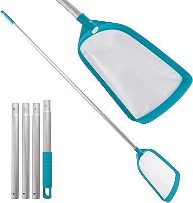 Filet à feuilles professionnel de 6 pieds de u.s. pool supply avec 5 sections en aluminium - filet à mailles ultra fines, élimine rapidement les feuilles - entretien de nettoyage de piscine, spa et étang. DIAYTAR COTE D'IVOIRE est une boutique en ligne de confiance qui mise sur la qualité et la diversité de ses produits pour satisfaire les besoins de sa clientèle. Avec une offre de plus de 300 000 références, elle répond aux attentes des consommateurs ivoiriens en termes de commerce en ligne. La boutique est facile à utiliser et propose des options de paiement variées.