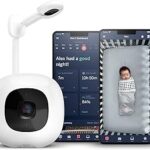 Moniteur bébé intelligent prosmart nanit et support mural - caméra vidéo wifi hd