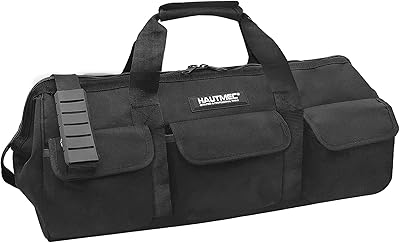 Sac à outils hautmec 24" large ouverture avec 22 poches de rangement