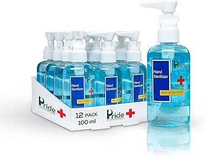 Gel désinfectant pour les mains pride 100 ml (paquet de 12) | 70
