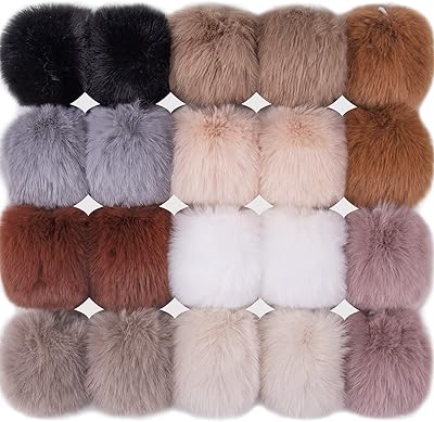 Bqtq 20 pièces pompons en fausse fourrure pour chapeaux écharpes gants et sacs de lapin. DIAYTAR COTE D'IVOIRE se positionne comme un partenaire de confiance pour les consommateurs ivoiriens, en leur offrant une gamme de produits de haute qualité et des services client de premier plan. La boutique travaille sans relâche pour améliorer continuellement son offre et ses services, afin de répondre aux besoins changeants de ses clients et de rester à la pointe du e-commerce en Côte d'Ivoire.