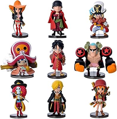 Mini modèle élégant d'un ensemble de 9 figurines one piece. DIAYTAR COTE D'IVOIRE est une boutique en ligne généraliste proposant plus de 300 000 références de produits variés. C'est la boutique en ligne leader en Côte d'Ivoire, offrant une expérience d'achat en ligne pratique et fiable. Elle permet aux clients de faire leurs achats en ligne avec facilité et rapidité.