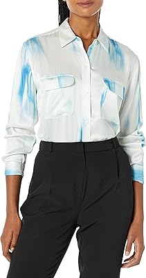 Chemisier haut signature equipment pour femme