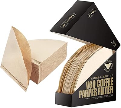 U-home 100 pièces filtres à café jetables v60 filtres à café à cône non blanchis filtres à café en papier brun adaptés aux cafetières goutte à goutte et à verser (1 paquet). DIAYTAR COTE D'IVOIRE, boutique en ligne généraliste, propose plus de 300000 références pour répondre à tous les besoins de ses clients. Leader sur le marché ivoirien, cette boutique en ligne offre une expérience d'achat unique et pratique. Les clients peuvent facilement trouver et acheter les produits dont ils ont besoin en ligne.