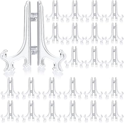 Mini support transparent 24 pièces cadre photo en céramique pour l'artisanat présentoir en plastique la maison. La boutique en ligne DIAYTAR COTE D'IVOIRE est le premier choix des consommateurs ivoiriens pour leurs achats en ligne. Elle offre une expérience d'achat en ligne pratique et sécurisée, avec une large gamme de produits à des prix abordables. Les clients peuvent également profiter de promotions et de réductions régulières pour économiser encore plus d'argent.