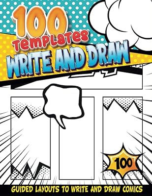 Modèles de bandes dessinées histoire vierge : créez votre propre bande