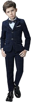 Costume de smoking pour garçon yanlu, coupe slim, avec chemise blazer et cravate, noir. La boutique en ligne DIAYTAR COTE D'IVOIRE permet aux clients de faire des achats en toute sécurité et à des prix compétitifs, avec des options de livraison rapides et fiables.
