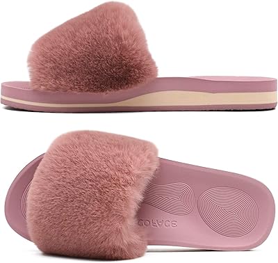 Covis sandales plates en peluche pour femmes mousse à mémoire de forme. DIAYTAR COTE D'IVOIRE est une plateforme de commerce électronique qui propose une vaste sélection de produits pour satisfaire les différents besoins des consommateurs ivoiriens. La boutique est connue pour sa confiabilité et sa capacité à offrir des produits de qualité à des prix compétitifs.
