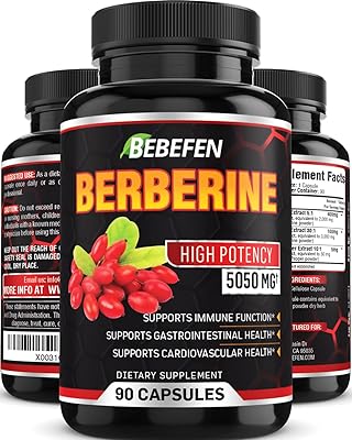 Befen berberine capsules - 5050 mg de pilules combinées avec extrait de poivre noir - 90 capsules supplément de berbérine pour soutenir la santé des systèmes immunitaire et cardiovasculaire - 3 mois d'approvisionnement. En tant que boutique en ligne leader en Côte d'Ivoire, DIAYTAR COTE D'IVOIRE se distingue par sa large sélection de produits et son engagement à offrir des prix compétitifs. Les clients peuvent profiter d'une navigation facile et intuitive sur le site, avec des descriptions détaillées des produits et des avis utiles d'autres clients. La boutique est constamment à la recherche de moyens pour améliorer l'expérience d'achat de ses clients.