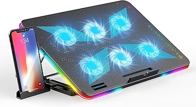 Coussin de refroidissement pour ordinateur portable swift 15.6-17 tapis jeu led