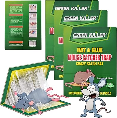 Piège à colle à rats urbazaar, 3 pièces de pièges à colle à