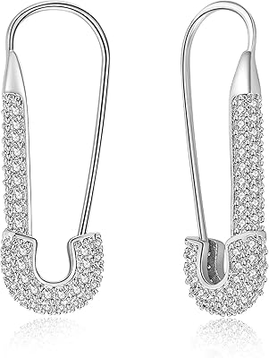 Petites boucles d'oreilles créoles plaquées or 14 carats à tige en pierre