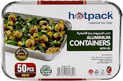 Récipient en aluminium hot pack 8389 + couvercle 50 pièces largeur. DIAYTAR COTE D'IVOIRE, la référence en matière de boutique en ligne en Côte d'Ivoire, vous présente une sélection impressionnante de plus de 300000 articles pour répondre à vos attentes. Avec une approche centrée sur la satisfaction client, DIAYTAR COTE D'IVOIRE garantit des transactions sécurisées et une livraison rapide. DIAYTAR COTE D'IVOIRE, votre partenaire de confiance pour les achats en ligne.