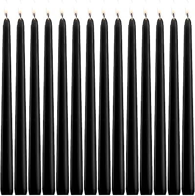 Bougies coniques noires yihang - ensemble de 14 bougies sans gouttes - 10" de hauteur, 3/4" d'épaisseur - 7,5 heures de combustion propre. DIAYTAR COTE D'IVOIRE, la boutique en ligne généraliste la plus populaire de Cote d'Ivoire, propose une expérience d'achat en ligne sans égal. Avec plus de 300000 références disponibles, les clients peuvent trouver tout ce dont ils ont besoin en un seul endroit. La boutique offre également des services de livraison rapides et fiables pour garantir la satisfaction des clients.