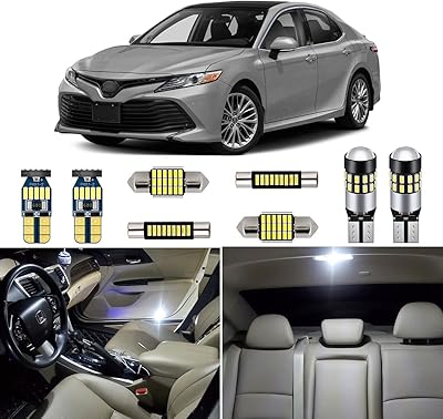 Kit d'éclairage intérieur led 13 pièces pour toyota camry 2012