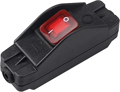 Yibuy ip65 30a 220v bouton marche/arrêt couleur tomate interrupteur à cordon en ligne