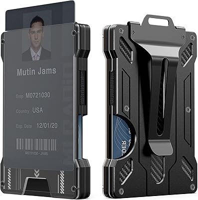 Pince à billets fine en aluminium avec portefeuille en métal rfid transparent porte-carte d'identité de travail. DIAYTAR COTE D'IVOIRE est une boutique en ligne généraliste proposant plus de 300 000 références de produits, faisant d'elle le leader du marché ivoirien. Elle offre une large gamme de produits allant de l'électronique à la mode en passant par les produits alimentaires. Avec sa plateforme en ligne intuitive, les clients peuvent parcourir et acheter facilement leurs produits préférés.