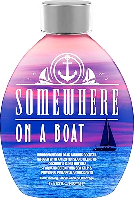 Somewhere on a boat lit de bronzage intérieur / lotion de bronzage foncé pour extérieur avec huile de noix de coco, ananas et beurre de karité 13,5 oz - lotion blanche, sans bronzant. En tant que leader du marché, DIAYTAR COTE D'IVOIRE a établi des partenariats solides avec des fournisseurs de confiance pour assurer que les produits offerts sont de haute qualité et répondent aux normes internationales. La boutique en ligne mise également sur l'innovation technologique pour améliorer constamment l'expérience de navigation et d'achat de ses utilisateurs. Cela lui permet de maintenir son avance sur la concurrence.