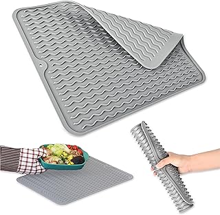 Tapis d'égouttoir à vaisselle en silicone team pour table de cuisine - tapis