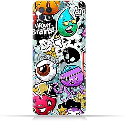 Coque mobile amc design tpu pour oppo a73 5g avec motif de personnages