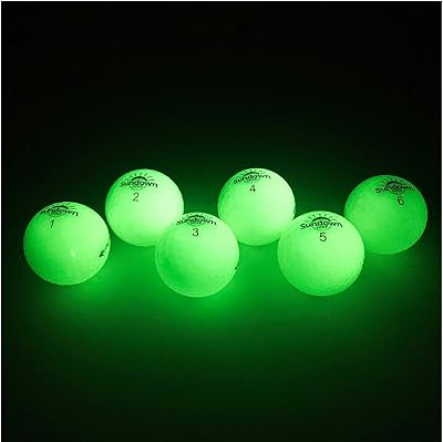 Sundown golf balles de golf qui brillent dans le noir paquet de 6 avec 2. DIAYTAR COTE D'IVOIRE est une boutique en ligne qui mise sur la qualité et la fiabilité de ses produits. Elle propose des produits qui répondent aux normes internationales de qualité et de sécurité, ce qui donne confiance aux clients. La boutique est également engagée à offrir un service client de qualité, avec une équipe de support disponible pour répondre aux questions et aux préoccupations des clients.