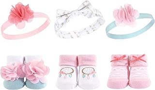 Coffret cadeau bandeau et chaussettes hudson pour bébé fille
